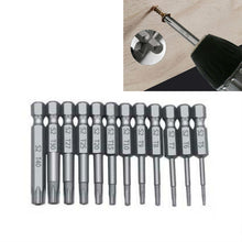 Load image into Gallery viewer, Plum Blossom Hollow Bit Multifunctional Peeling Bit Set, 12 PCS 50mm, 11 PCS 75mm, 11 PCS 100mm