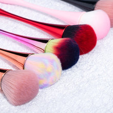 Load image into Gallery viewer, Nail Dust Cleaning Brush Nail Glitter Remover UV Gel Powder Removal Acrylic Nail Brushes Manicure Tools, Rose Gold, Rose Gold Color Hair, Red, Twilight, Pink Little Waist, Black Small Waist, Gradient Color, Rose Gold Large Caliber