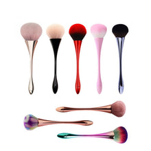 Load image into Gallery viewer, Nail Dust Cleaning Brush Nail Glitter Remover UV Gel Powder Removal Acrylic Nail Brushes Manicure Tools, Rose Gold, Rose Gold Color Hair, Red, Twilight, Pink Little Waist, Black Small Waist, Gradient Color, Rose Gold Large Caliber