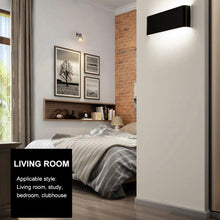 Load image into Gallery viewer, Modern Minimalist Living room Hallway Stairs Sconce LED Wall Lamp Creative Decoration Lighting, Black-15cm 6W, Black-30cm 12W