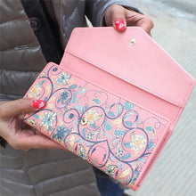 Load image into Gallery viewer, Fashion Ladies Leather Clutch Bag Purse Long Cartoon Wallet Coin Purse