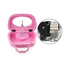 Load image into Gallery viewer, Creative Ballet Girl Handbag Design Music Jewelry Box, Pink, Green