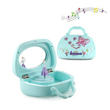 Load image into Gallery viewer, Creative Ballet Girl Handbag Design Music Jewelry Box, Pink, Green