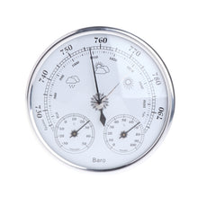 Load image into Gallery viewer, THB9392 Wall Hanging Household Weather Station Barometer Thermometer Hygrometer, THB9392 128mm Gold, THB9392 128mm Silver