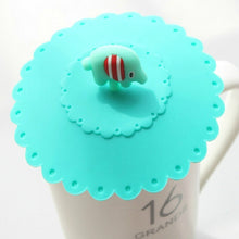 Load image into Gallery viewer, Cartoon Elephant Dustproof and Leakproof Silicone Cup Lid, Elephant