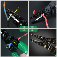 Load image into Gallery viewer, 8 Inch Multi-function Cable Insulation Cutting Wire Stripper Electrician Repair Tool, 8 Inch Wire Stripper