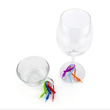 Load image into Gallery viewer, 12 PCS / Set Wine Glass Recognizer Creative Silicone Wine Glass Mark, Rope