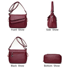 Load image into Gallery viewer, Summer Leather Luxury Handbags Female Shoulder Messenger Bag