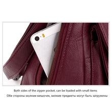 Load image into Gallery viewer, Summer Leather Luxury Handbags Female Shoulder Messenger Bag