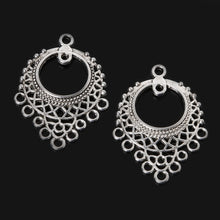 Load image into Gallery viewer, 6 PCS Zinc Alloy Antique Silver DIY Metal Charms Pendants