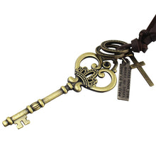 Load image into Gallery viewer, Fashion Retro Large Crown Key Pendants