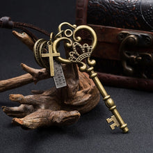 Load image into Gallery viewer, Fashion Retro Large Crown Key Pendants