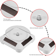 Load image into Gallery viewer, 110*110*50mm Solar Showcase Automatic Rotating Stand 360 Turntable For Necklace Bracelet Watch Display, TBD0155001101A, TBD0155001101B, TBD0155001101C, TBD0155001101D