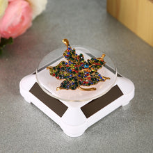 Load image into Gallery viewer, 110*110*50mm Solar Showcase Automatic Rotating Stand 360 Turntable For Necklace Bracelet Watch Display, TBD0155001101A, TBD0155001101B, TBD0155001101C, TBD0155001101D