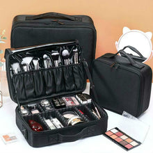 Load image into Gallery viewer, Makeup Bag Embroidery Manicure Portable Clapboard Toolbox, Mini, Small, Medium, Large, Large With Mirror, Extra Large