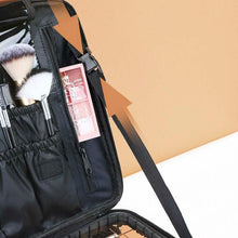 Load image into Gallery viewer, Makeup Bag Embroidery Manicure Portable Clapboard Toolbox, Mini, Small, Medium, Large, Large With Mirror, Extra Large