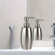 Load image into Gallery viewer, Stainless Steel Soap Dispenser Oval Hand Sanitizer Bottle, SH158