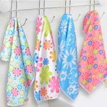 Load image into Gallery viewer, 4 PCS / Set Microfiber Printed Flowers Cloth Cleaning Cloth, Microfiber Printed Towels