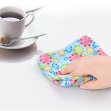 Load image into Gallery viewer, 4 PCS / Set Microfiber Printed Flowers Cloth Cleaning Cloth, Microfiber Printed Towels