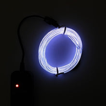Load image into Gallery viewer, Flexible LED Light EL Wire String Strip Rope Glow Decor Neon Lamp USB Controlle  3M Energy saving Mask glasses glow line F277, TBD0156472001A, TBD0156472001B, TBD0156472001C, TBD0156472001D, TBD0156472001E, TBD0156472001F, TBD0156472001G, TBD0156472001...