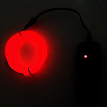 Load image into Gallery viewer, Flexible LED Light EL Wire String Strip Rope Glow Decor Neon Lamp USB Controlle  3M Energy saving Mask glasses glow line F277, TBD0156472001A, TBD0156472001B, TBD0156472001C, TBD0156472001D, TBD0156472001E, TBD0156472001F, TBD0156472001G, TBD0156472001...
