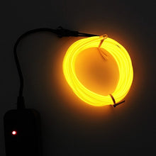 Load image into Gallery viewer, Flexible LED Light EL Wire String Strip Rope Glow Decor Neon Lamp USB Controlle  3M Energy saving Mask glasses glow line F277, TBD0156472001A, TBD0156472001B, TBD0156472001C, TBD0156472001D, TBD0156472001E, TBD0156472001F, TBD0156472001G, TBD0156472001...