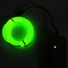 Load image into Gallery viewer, Flexible LED Light EL Wire String Strip Rope Glow Decor Neon Lamp USB Controlle  3M Energy saving Mask glasses glow line F277, TBD0156472001A, TBD0156472001B, TBD0156472001C, TBD0156472001D, TBD0156472001E, TBD0156472001F, TBD0156472001G, TBD0156472001...