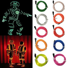 Load image into Gallery viewer, Flexible LED Light EL Wire String Strip Rope Glow Decor Neon Lamp USB Controlle  3M Energy saving Mask glasses glow line F277, TBD0156472001A, TBD0156472001B, TBD0156472001C, TBD0156472001D, TBD0156472001E, TBD0156472001F, TBD0156472001G, TBD0156472001...