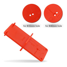 Load image into Gallery viewer, 35 / 40mm Hinge Opening Positioner Hinge Template Drilling Positioning Plate, Hinge Opening Positioner
