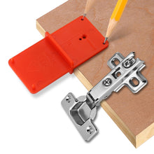 Load image into Gallery viewer, 35 / 40mm Hinge Opening Positioner Hinge Template Drilling Positioning Plate, Hinge Opening Positioner