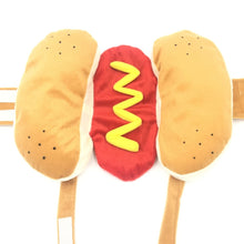 Load image into Gallery viewer, Hot Dog Style Pet Dog Cat Halloween Party Costume Clothes, S, M, L
