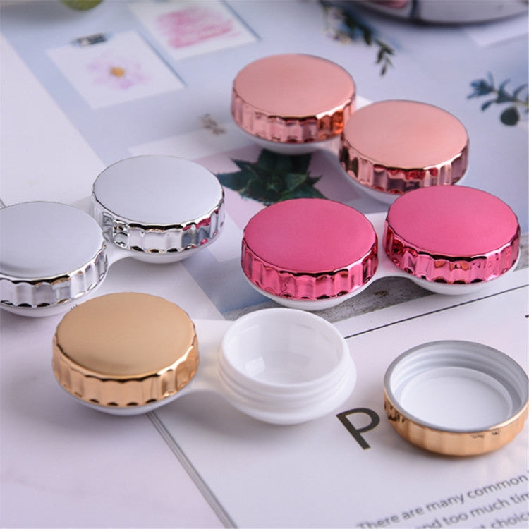Marbling Plating Color Contact Lens Case Glasses Box