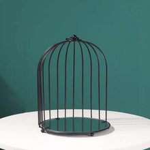Load image into Gallery viewer, Cosmetic Storage Rack Bird Cage Desktop Shelf Dresser Skin Care Finishing Rack, Small Black, Large Black, Small Gold, Large Gold