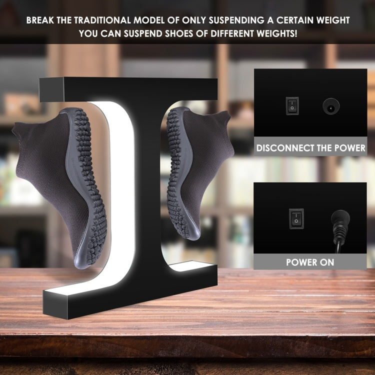 LM-011 LED Lighting Magnetic Levitation Shoes Display Stand