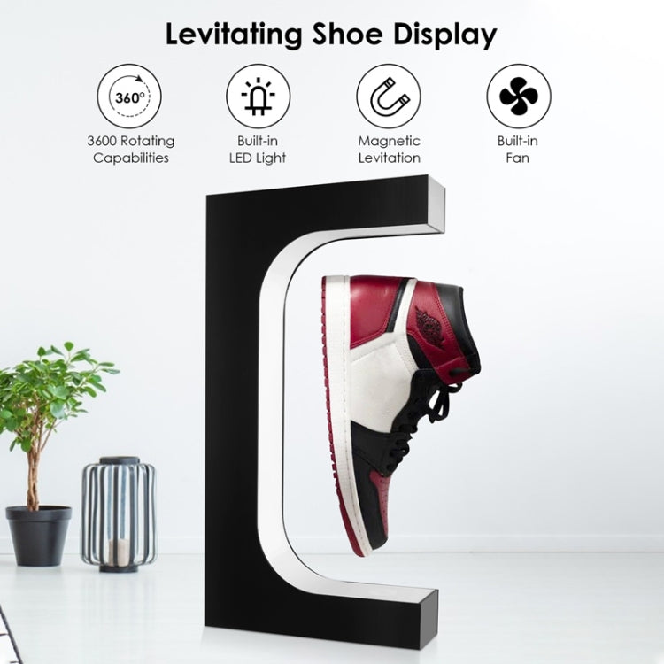 LM-001 LED Lighting Magnetic Levitation Shoes Display Stand