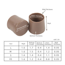 Load image into Gallery viewer, 4 Pairs Noise Cancelling Heel Covers Anti-Slip High Heels Protective Caps, XS, S, M, L