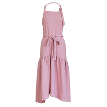 Load image into Gallery viewer, Cotton Linen Fishtail Long Slim Fit Apron Florist Manicure Shop Overalls