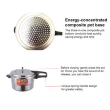 Load image into Gallery viewer, Household Aluminum Pressure Cooker Electric Pressure Cooker Gas Induction Cooker, 18cm Single Use Bottom, 20cm Single Use Bottom, 22cm Single Use Bottom, 24cm Single Use Bottom