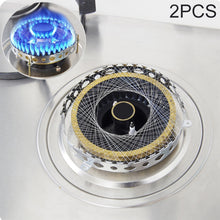 Load image into Gallery viewer, 2 PCS Stainless Steel Gas Circle for Gas Cooker Fireproof Windproof Gas Energy Saving Hood Kitchen Accessories, Steel Gas Circle