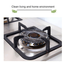 Load image into Gallery viewer, 2 PCS Stainless Steel Gas Circle for Gas Cooker Fireproof Windproof Gas Energy Saving Hood Kitchen Accessories, Steel Gas Circle
