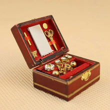 Load image into Gallery viewer, Doll House Mini Vintage Jewelry Box Accessories Children's Educational Toys, Jewelry Box