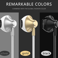 Load image into Gallery viewer, PTM D31 Earphone Stereo Bass Eardphones with Mic Handsfree Sport Gaming Eardphones for Mobile Phones Samsung Xiaomi