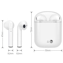Load image into Gallery viewer, I7s Binaural Wireless Bluetooth Headset TWS Earphone with Charging Bin Plating