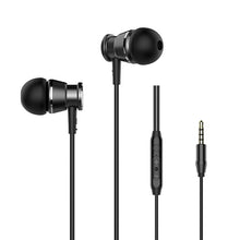 Load image into Gallery viewer, Langsdom M305 Bass Earphone for Phone 3.5mm In-ear Metal Earphones with HD Mic Earbuds for xiaomi iPhone Samsung