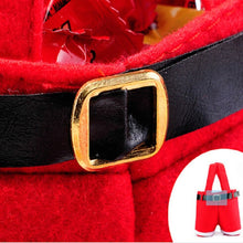 Load image into Gallery viewer, Santa Claus Suspenders Pants Candy Bottle Gift Bag Decoration, Santa Claus Bottle Bag