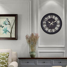 Load image into Gallery viewer, Home Round Retro Living Room Quartz Wall Clock