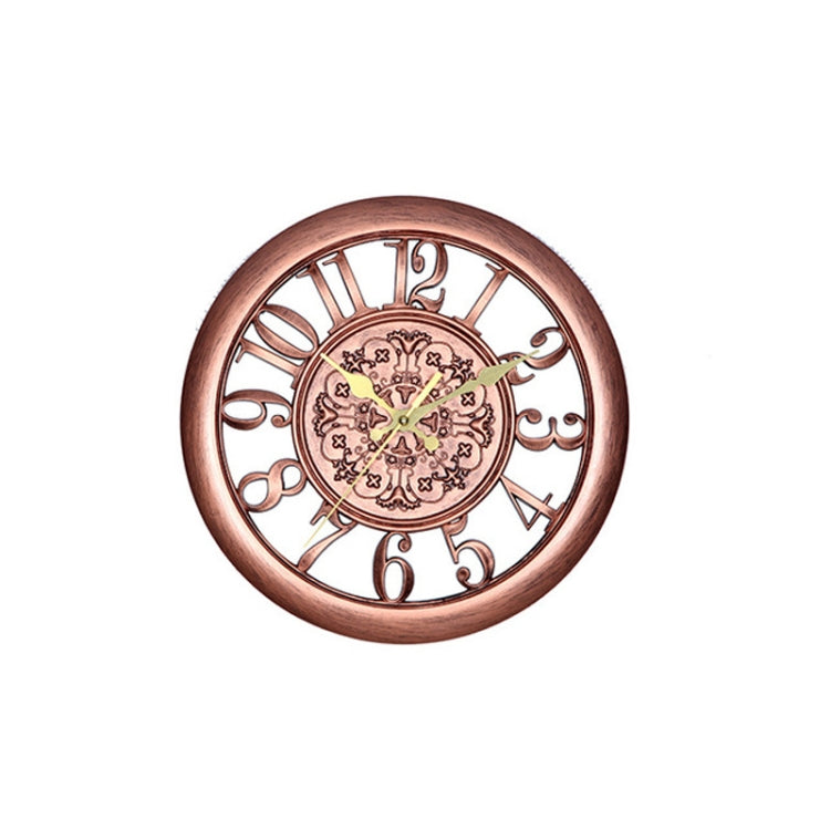 Home Round Retro Living Room Quartz Wall Clock
