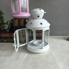 Load image into Gallery viewer, Hollow Star Iron Candle Holder Metal Crafts Portable Candle Holder Decoration