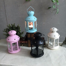 Load image into Gallery viewer, Hollow Star Iron Candle Holder Metal Crafts Portable Candle Holder Decoration