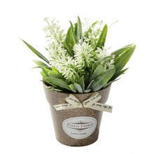 Load image into Gallery viewer, Fake Flowers Grass With Plastic Artificial Potted Flowers For Rustic Garden Farmhouse Decoration